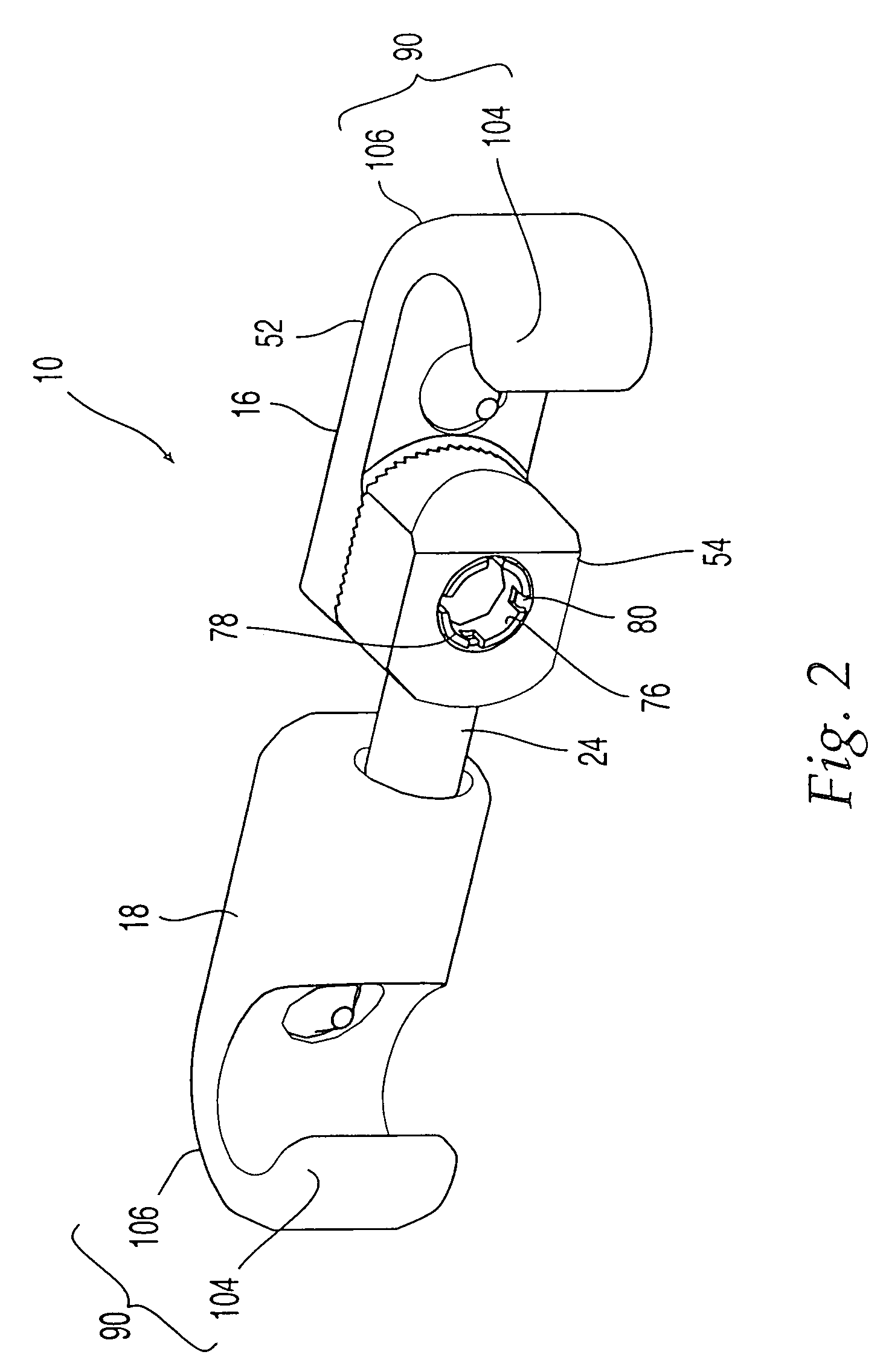 Transconnector for coupling spinal rods