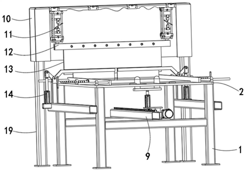 Plate shearing machine for mica sheet production, and use method thereof