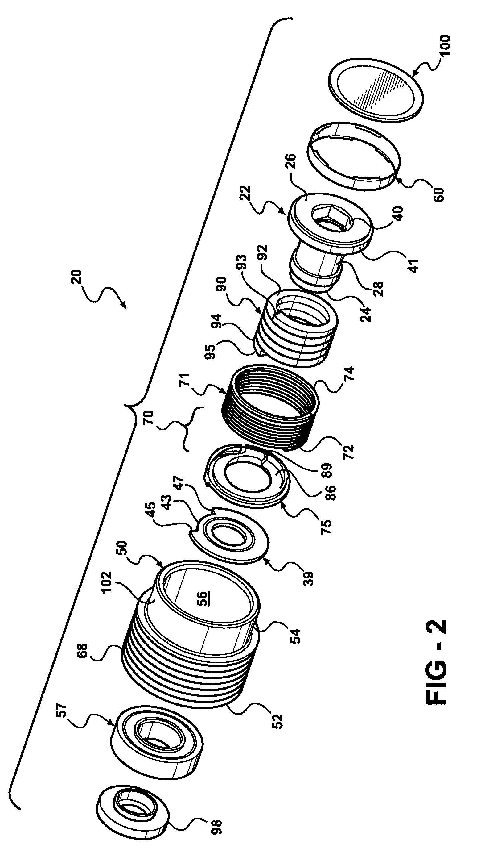 Spring travel limiter for overrunning alternator decoupler