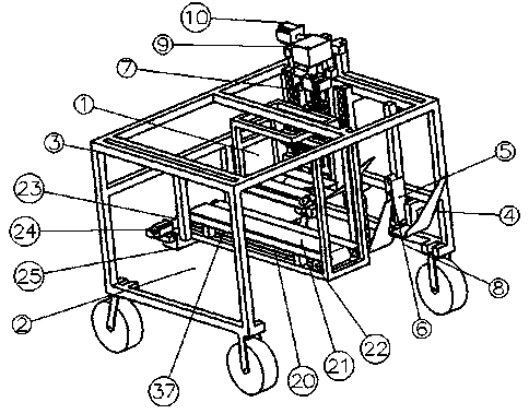 Expandable collection integrated pineapple picking device