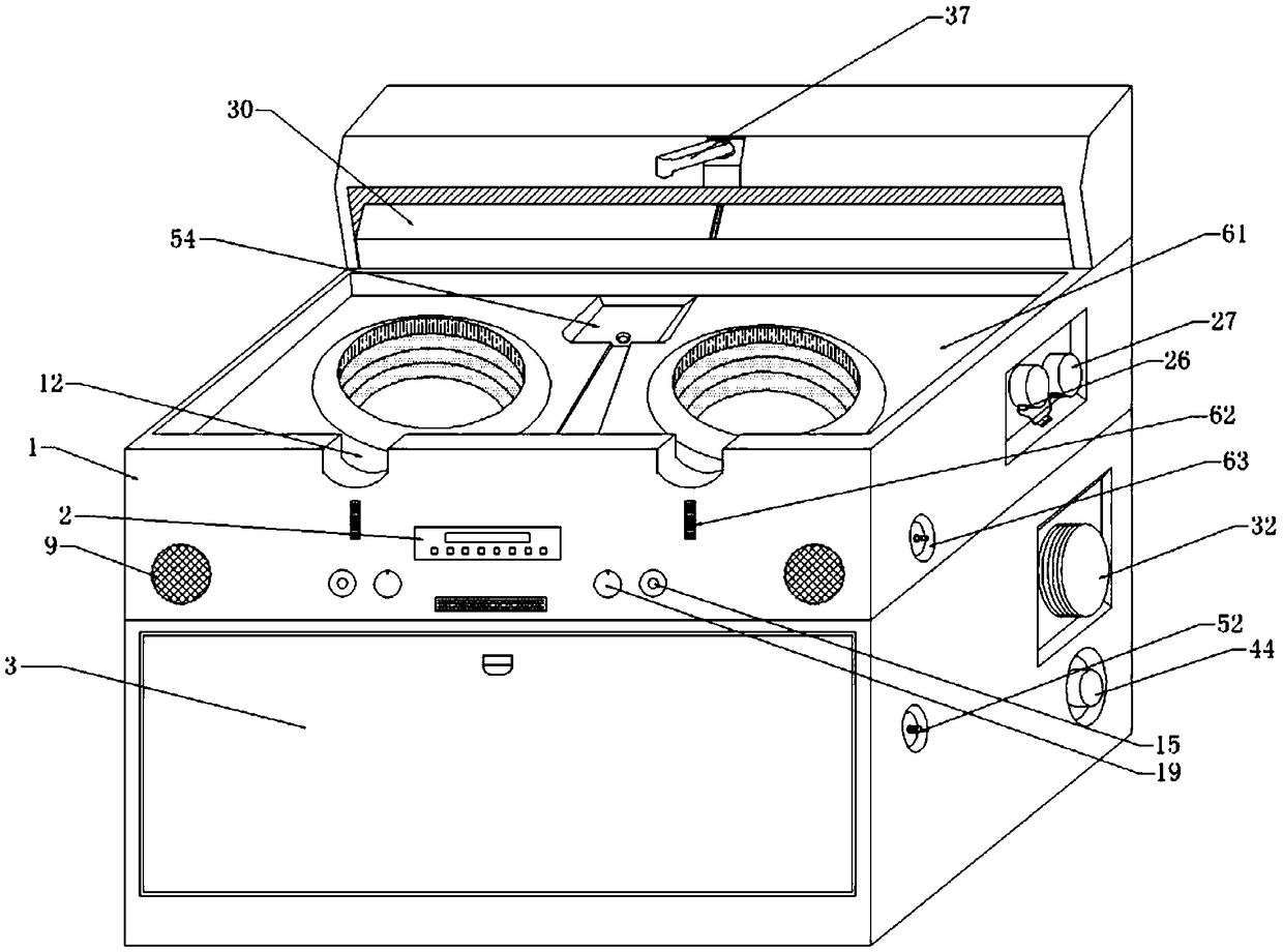 Intelligent and environmentally friendly integrated cooking stove integrating oil smoke separation and smoke guide energy concentration