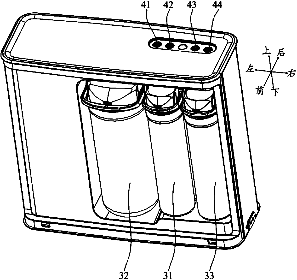 Integrated water path member and water purifier