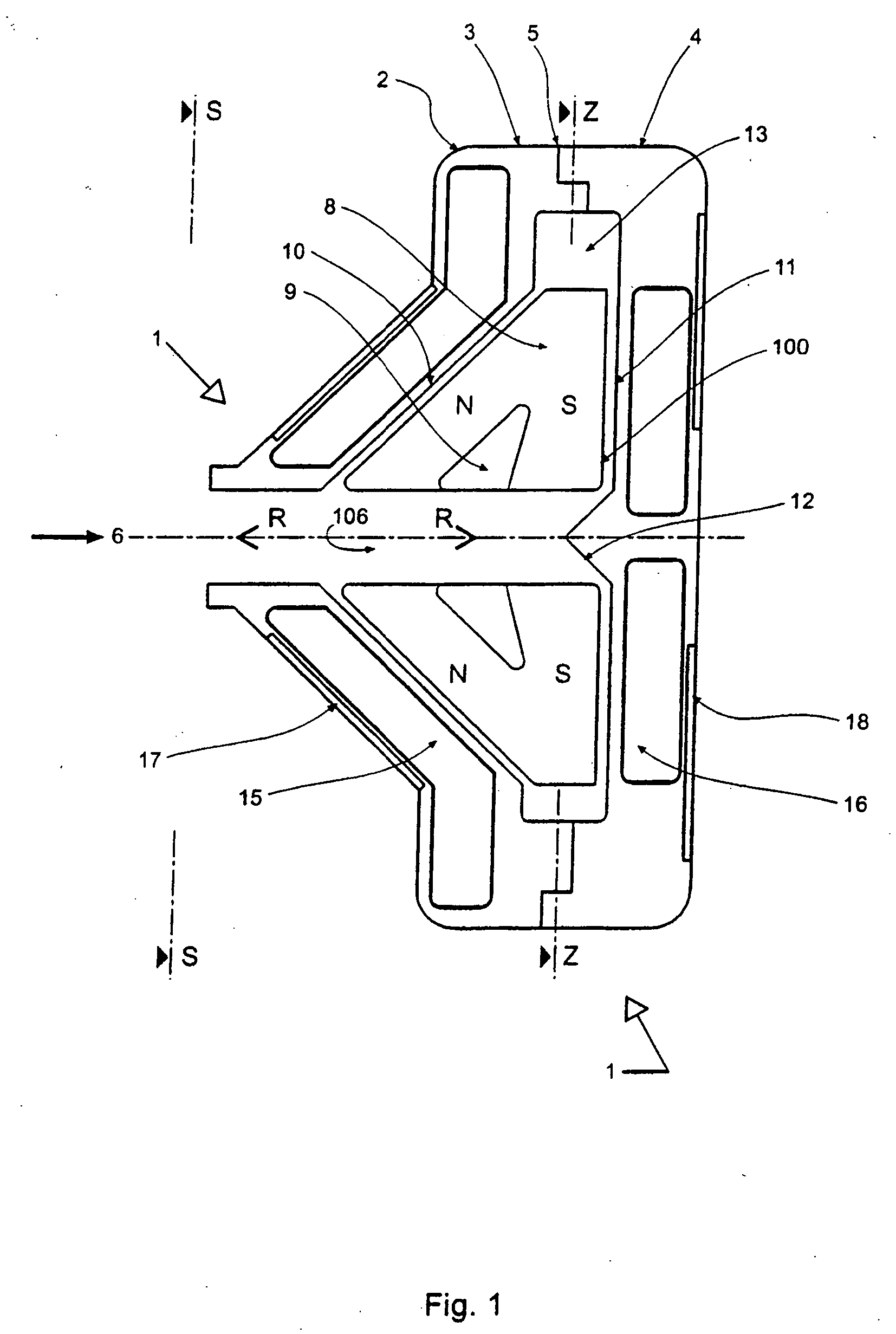 Rotary blood pump and control system therefor