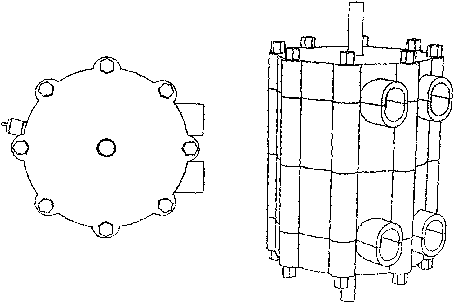 Interdigitated rotor engine