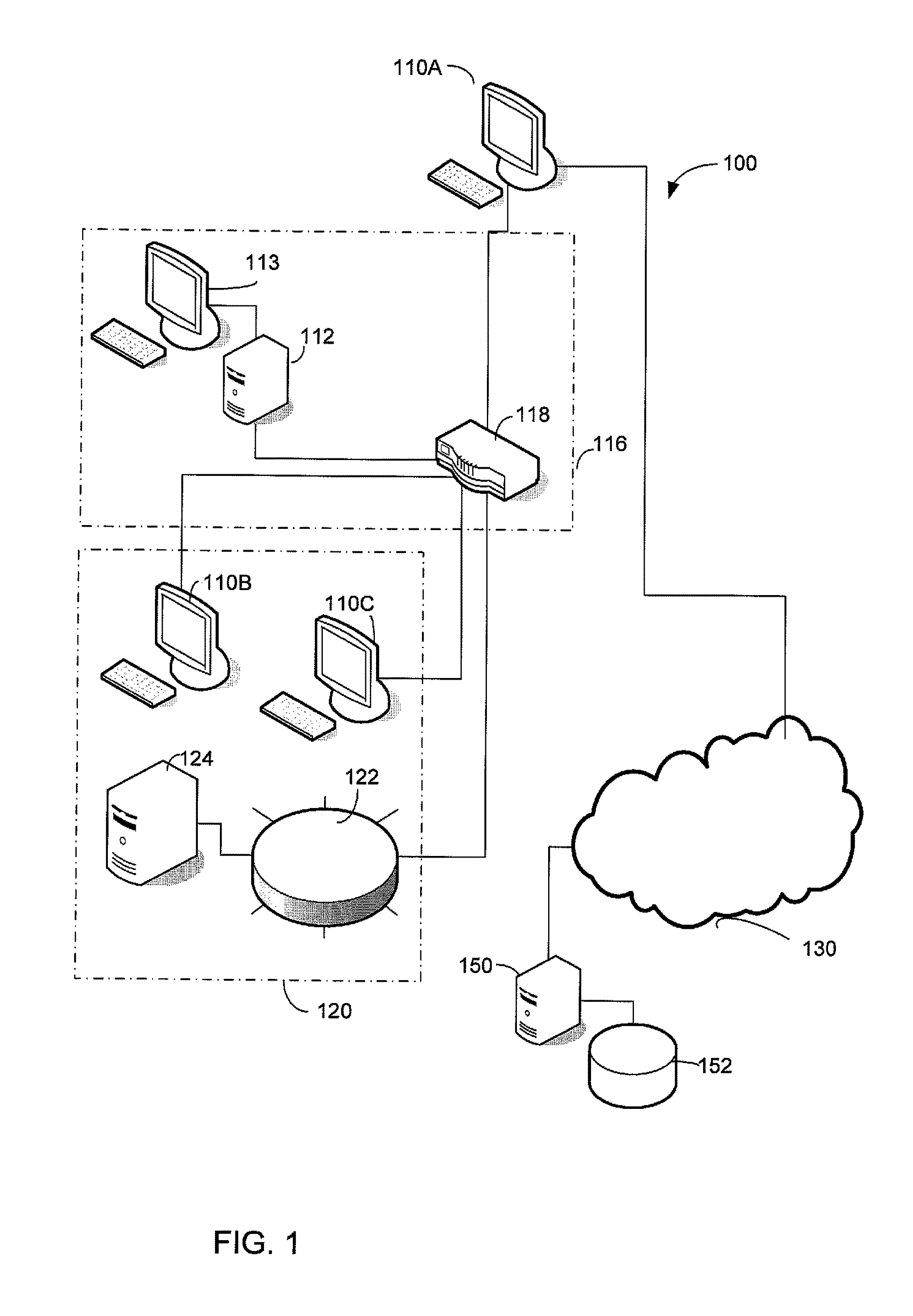 Authentication in a network using client health enforcement framework