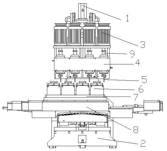 Metal piece casting post-processing efficient grinding apparatus and machining method thereof