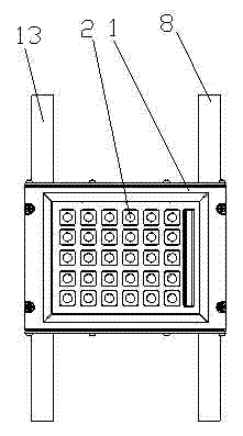 Modular lamp integrating wiring channel and installation parts