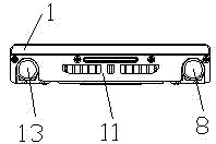 Modular lamp integrating wiring channel and installation parts