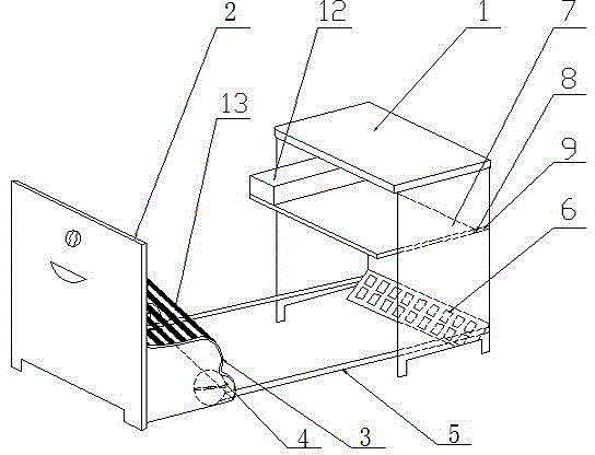 Integrated desk and chair set