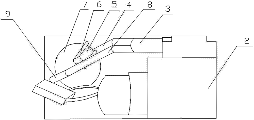 Electric constant-pressure cup moving device