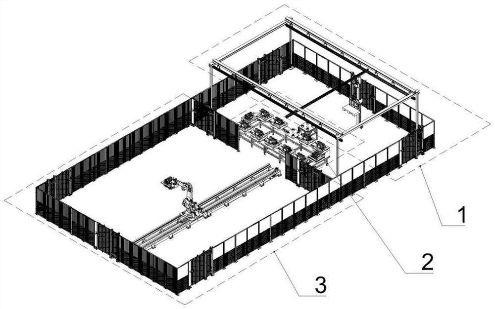 Tank crawler belt moving support automatic feeding device and conveying system