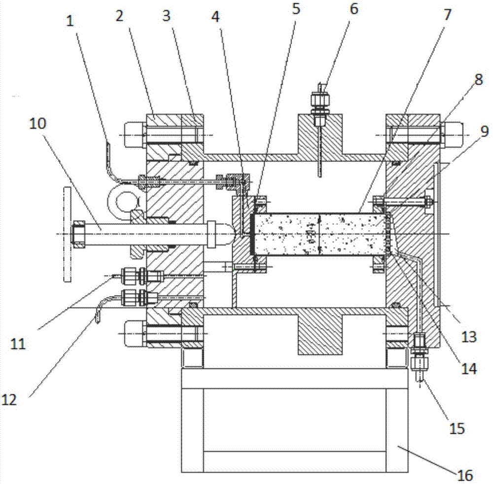 Special reaction kettle for simulating sand production process of hydrate-containing sediment and testing method thereof