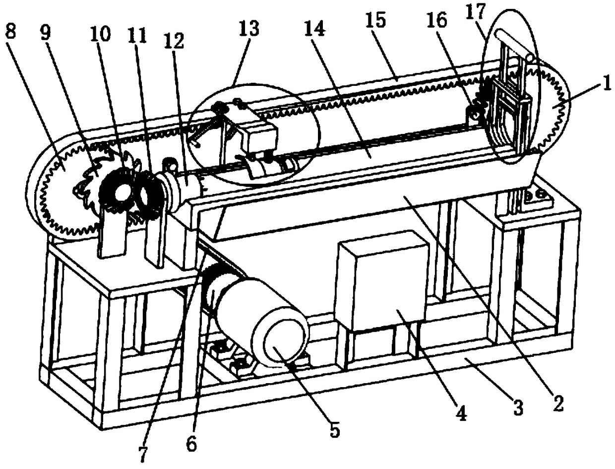 Electronically-controlled sugarcane peeling and cutting device