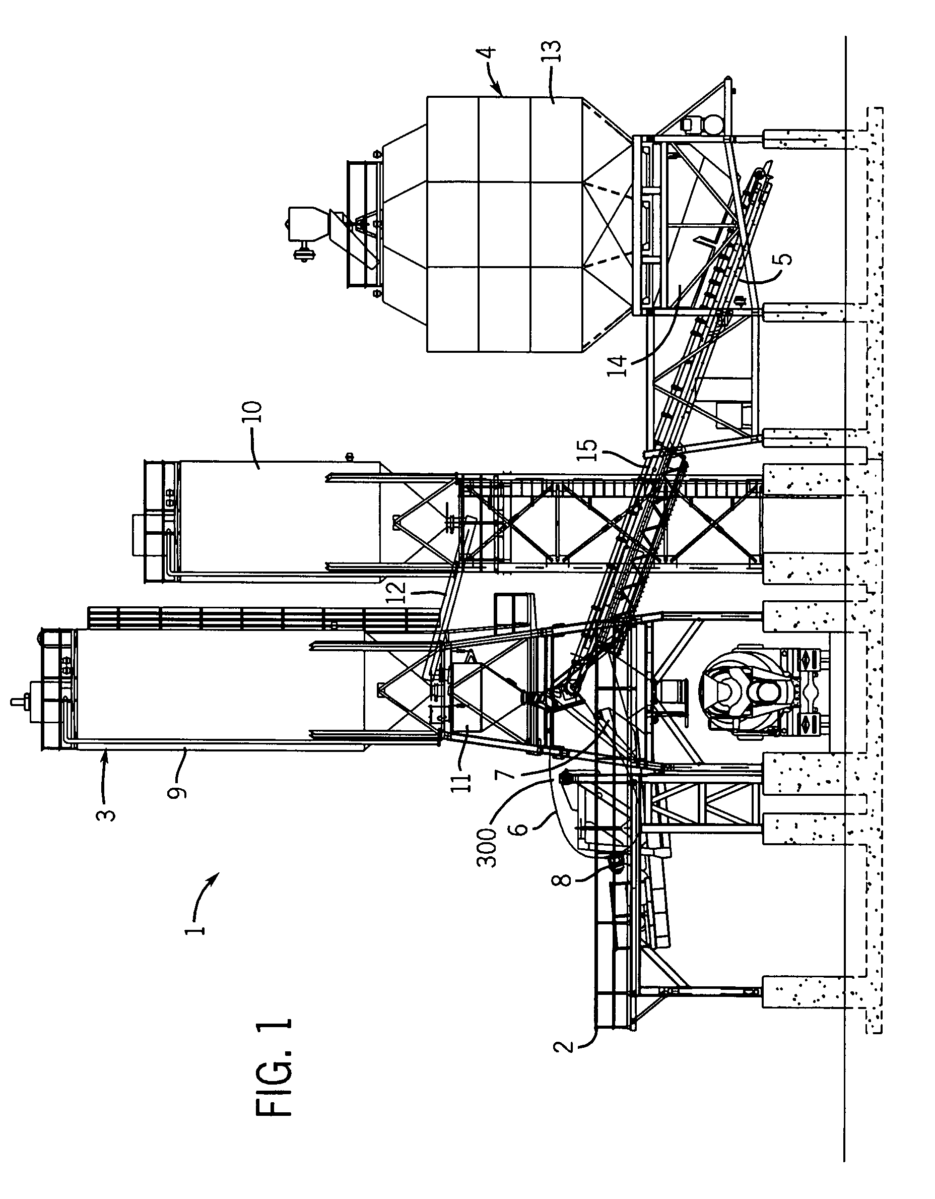 Concrete batch plant with polymeric mixer drum