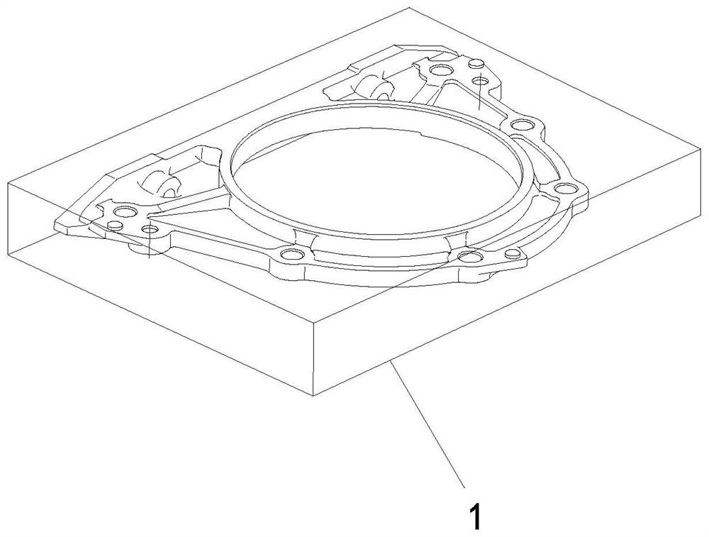 Rapid profiling machining operation method for new sample piece of automobile engine part