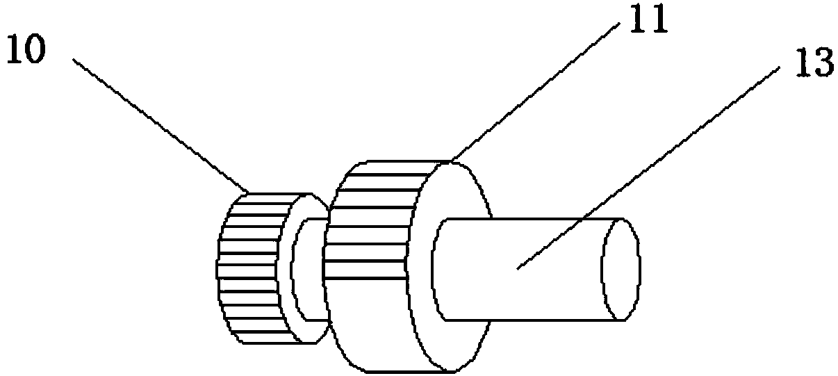 Left-and-right movement mechanism for mandible treating device