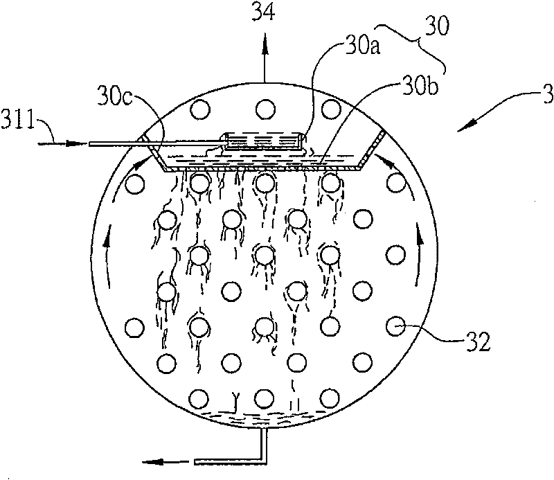 Multi-pipe spraying device