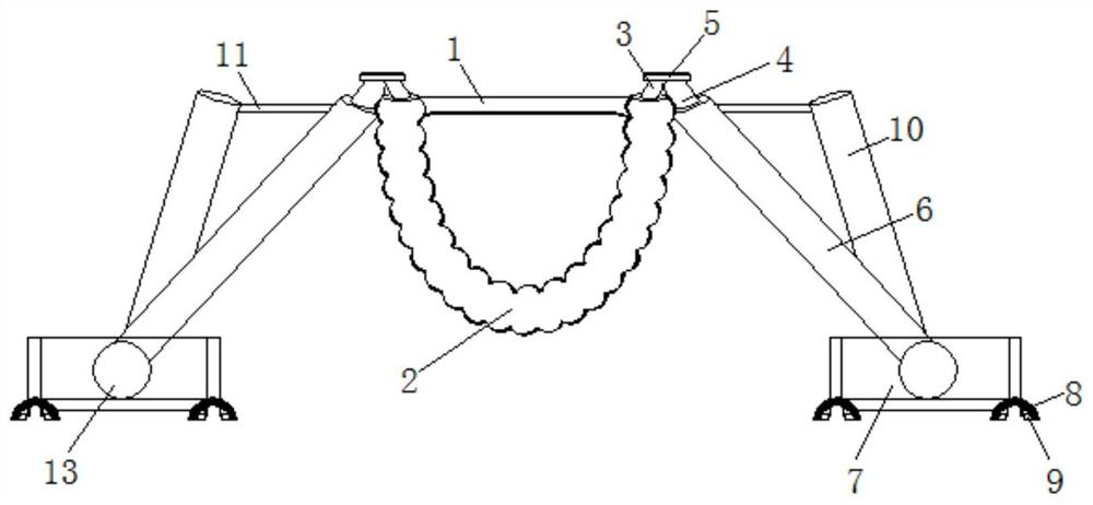 Rerailer assistance device capable of ensuring gravity center stability and reducing headstock return errors