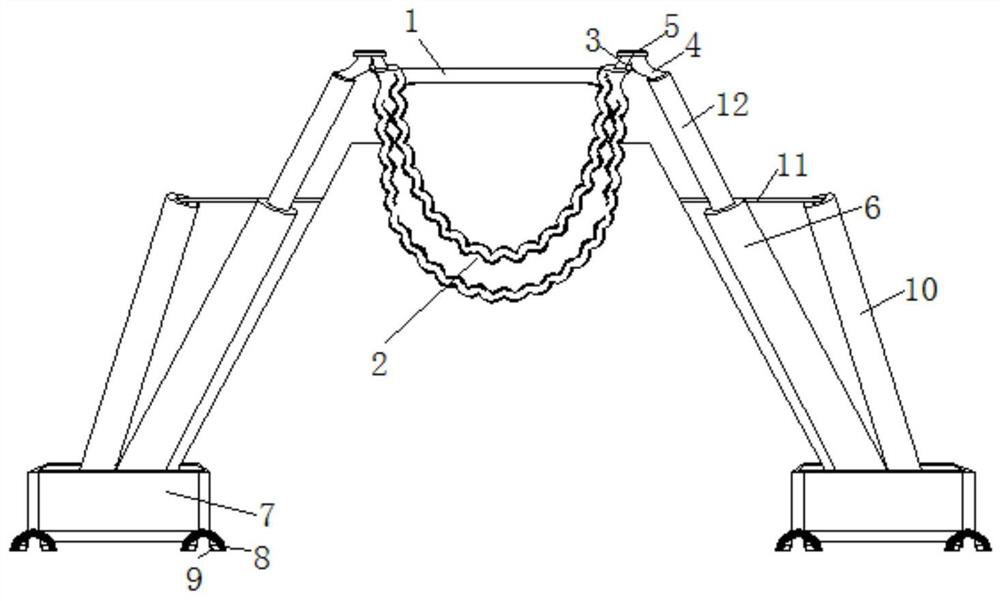 Rerailer assistance device capable of ensuring gravity center stability and reducing headstock return errors