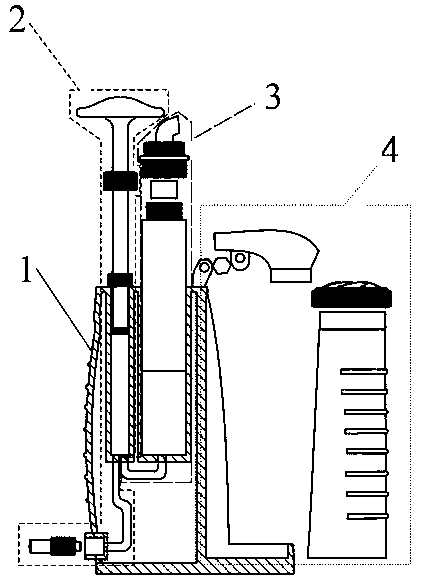 Outdoor water purification device and manufacturing method thereof