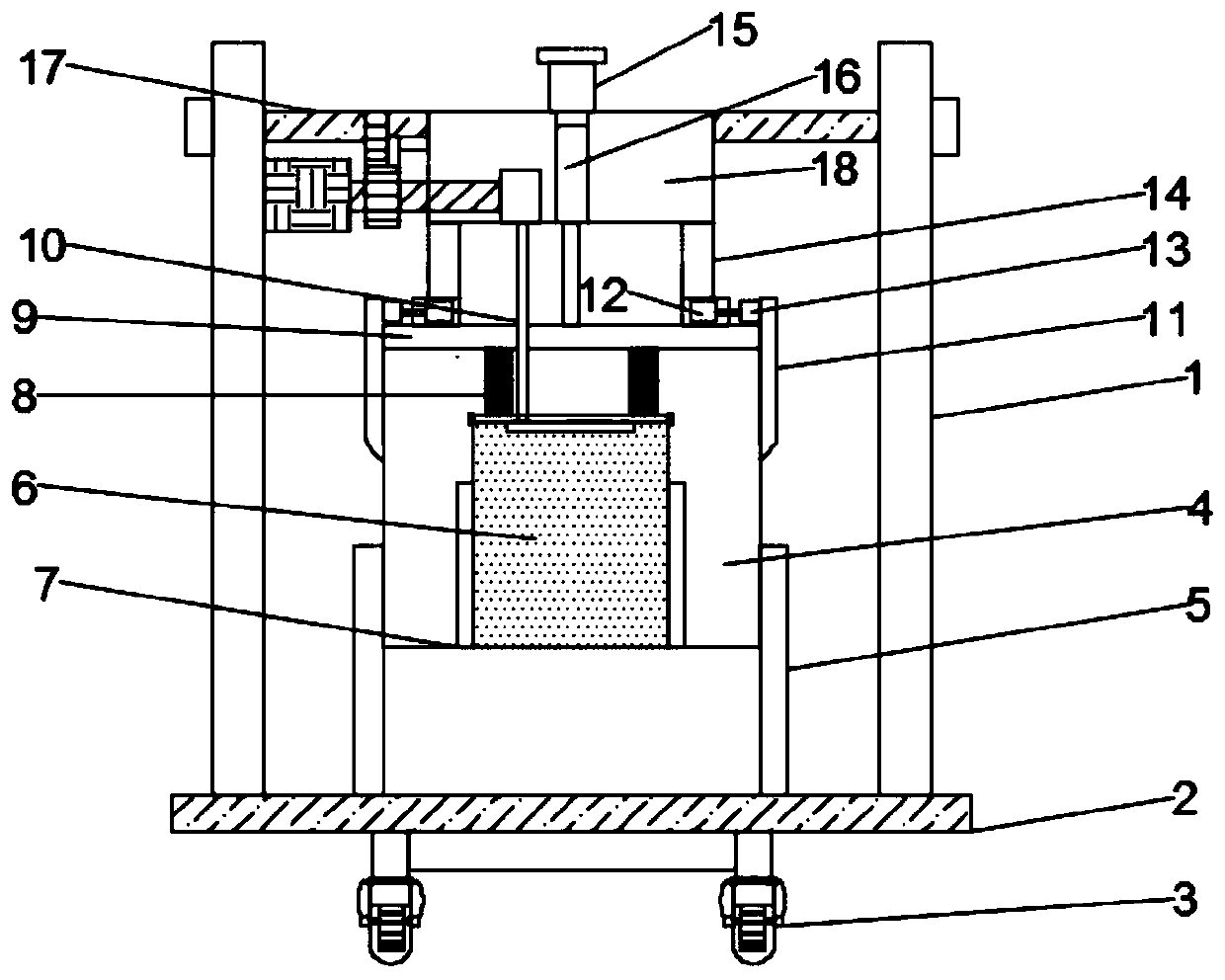 A garbage transfer device