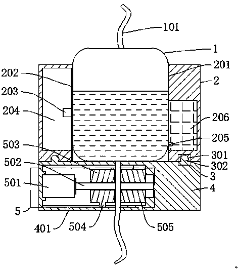 Automatic stop device for intravenous drip infusion