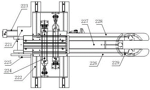 System for automatically mounting and dismounting green tires by robot