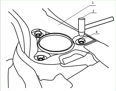 Test method of acoustic vibration transfer function of suspension absorber vehicle body attaching points