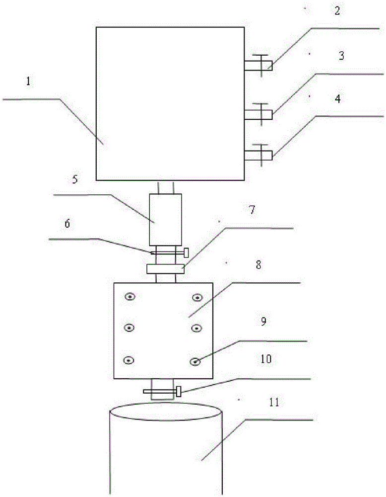 Drainage asphalt mixture water permeability performance test device and test method thereof