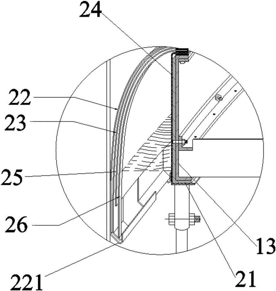 Honeycomb floating tray system for cylinder storage tank