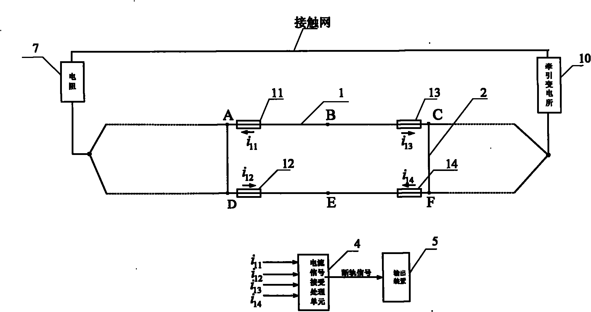 Broken rail real-time detection device and detection method thereof