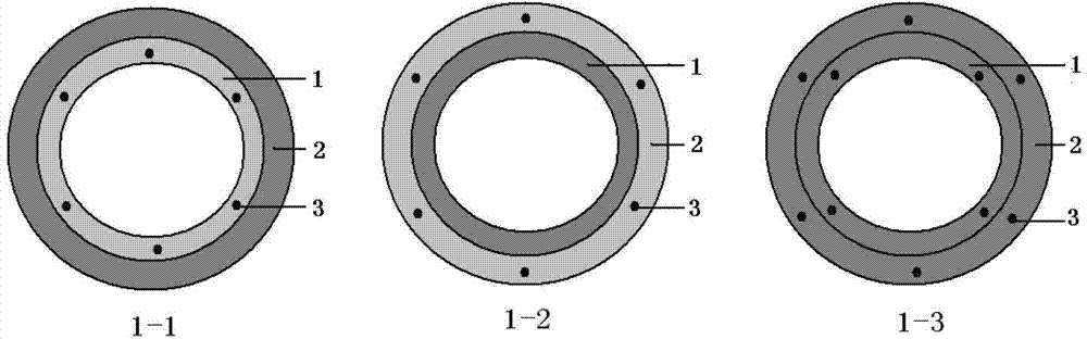 Yarn fiber reinforced double-layer tubular filtering membrane and method for preparing same