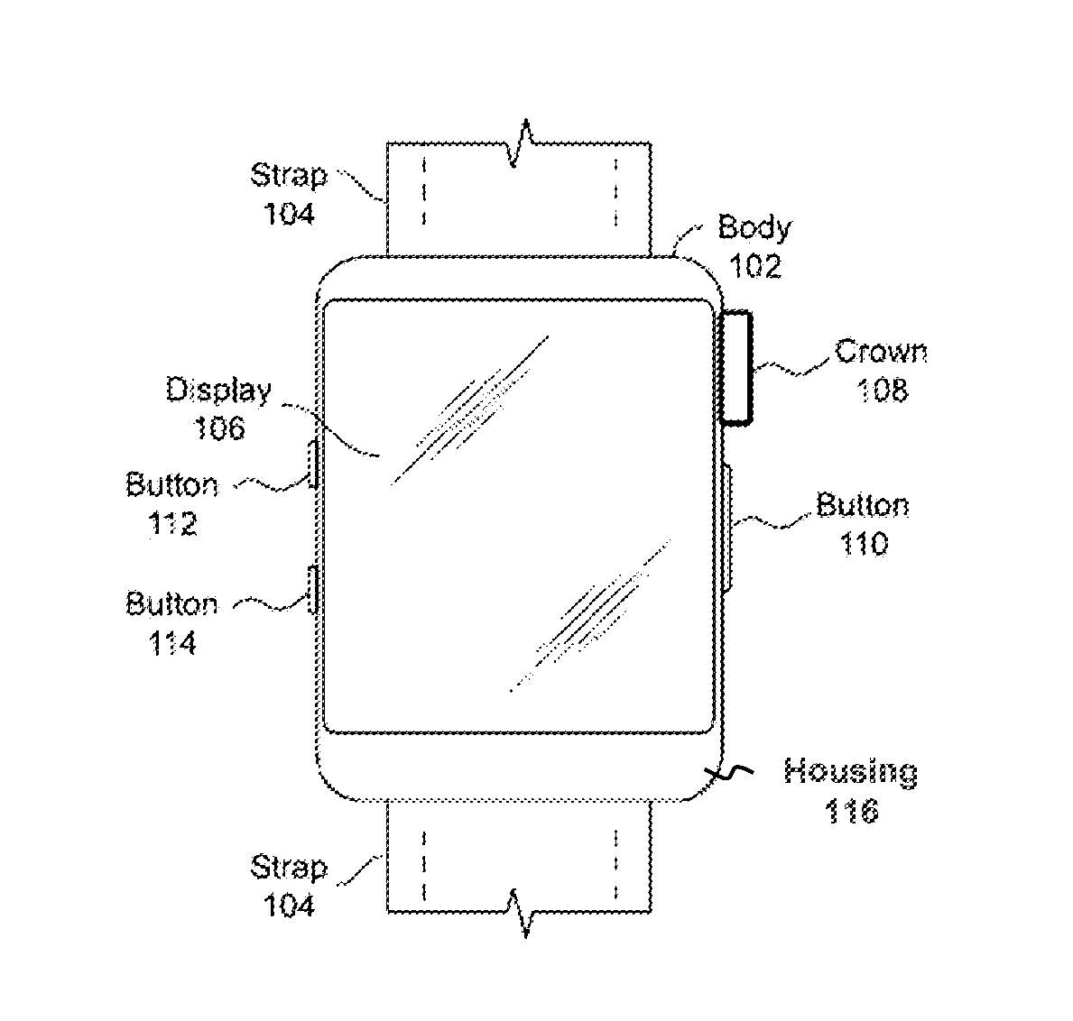 Crown with three-dimensional input