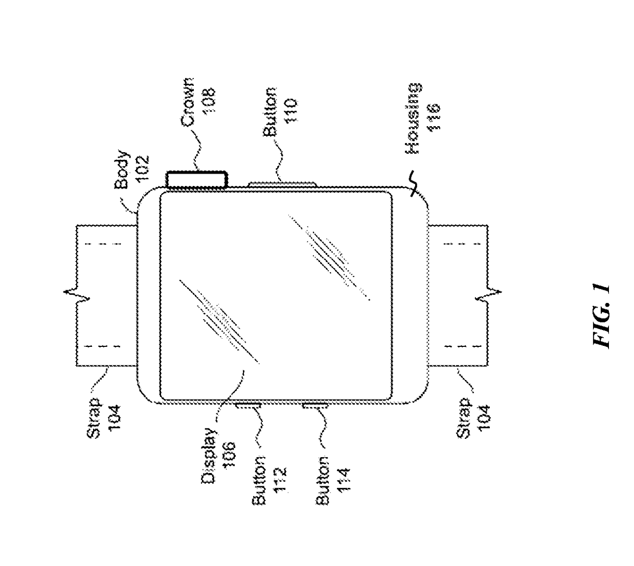 Crown with three-dimensional input