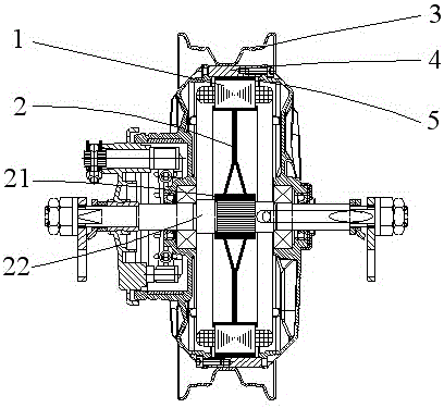 A permanent magnet brushless DC hub motor for electric vehicles