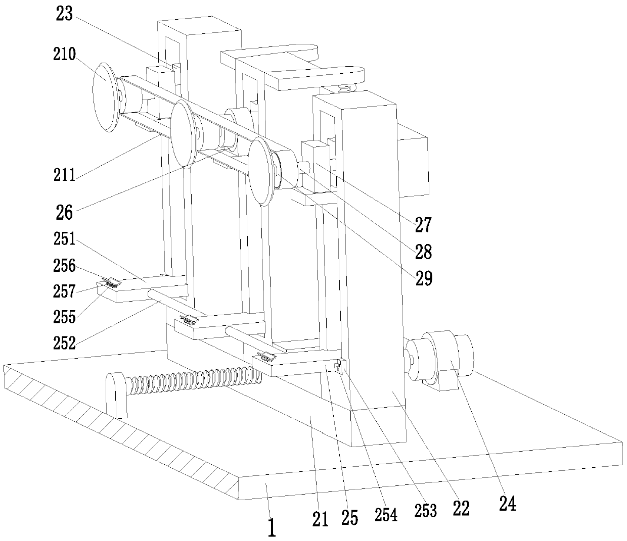 Casting head cutoff and machining treatment equipment for automobile precision part casting