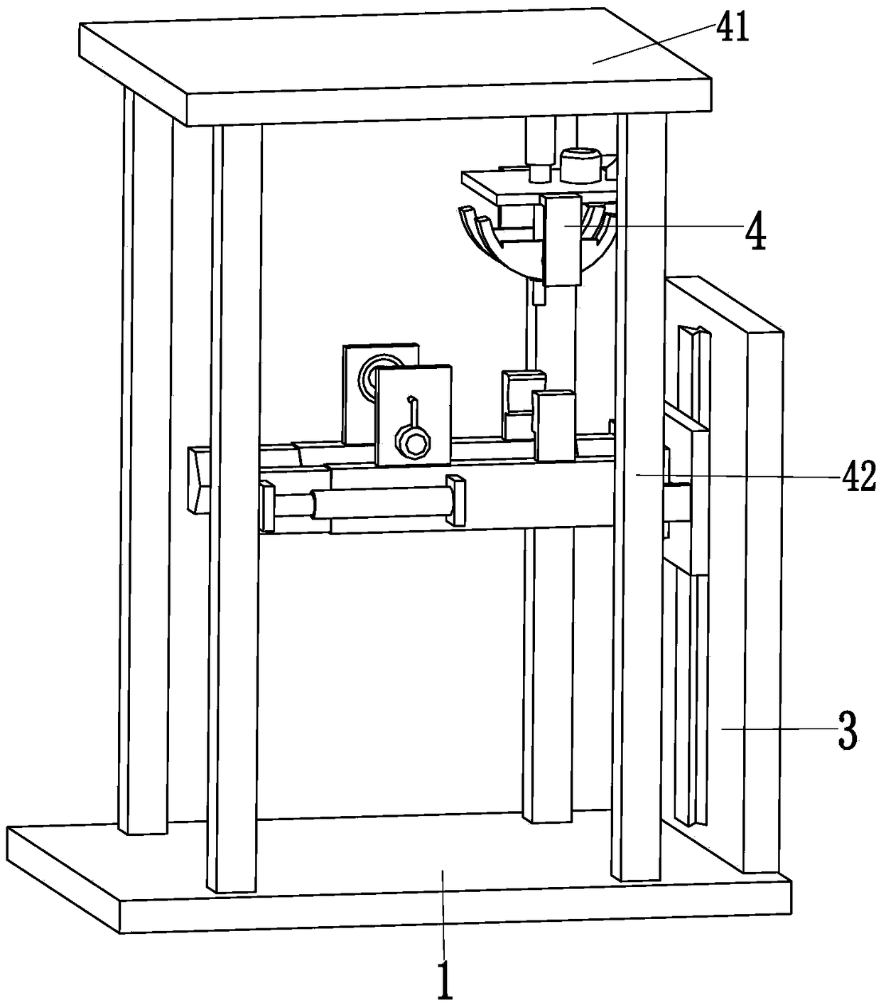 A polymer soft-pack lithium battery extrusion vacuum pumping system and a vacuum pumping process thereof