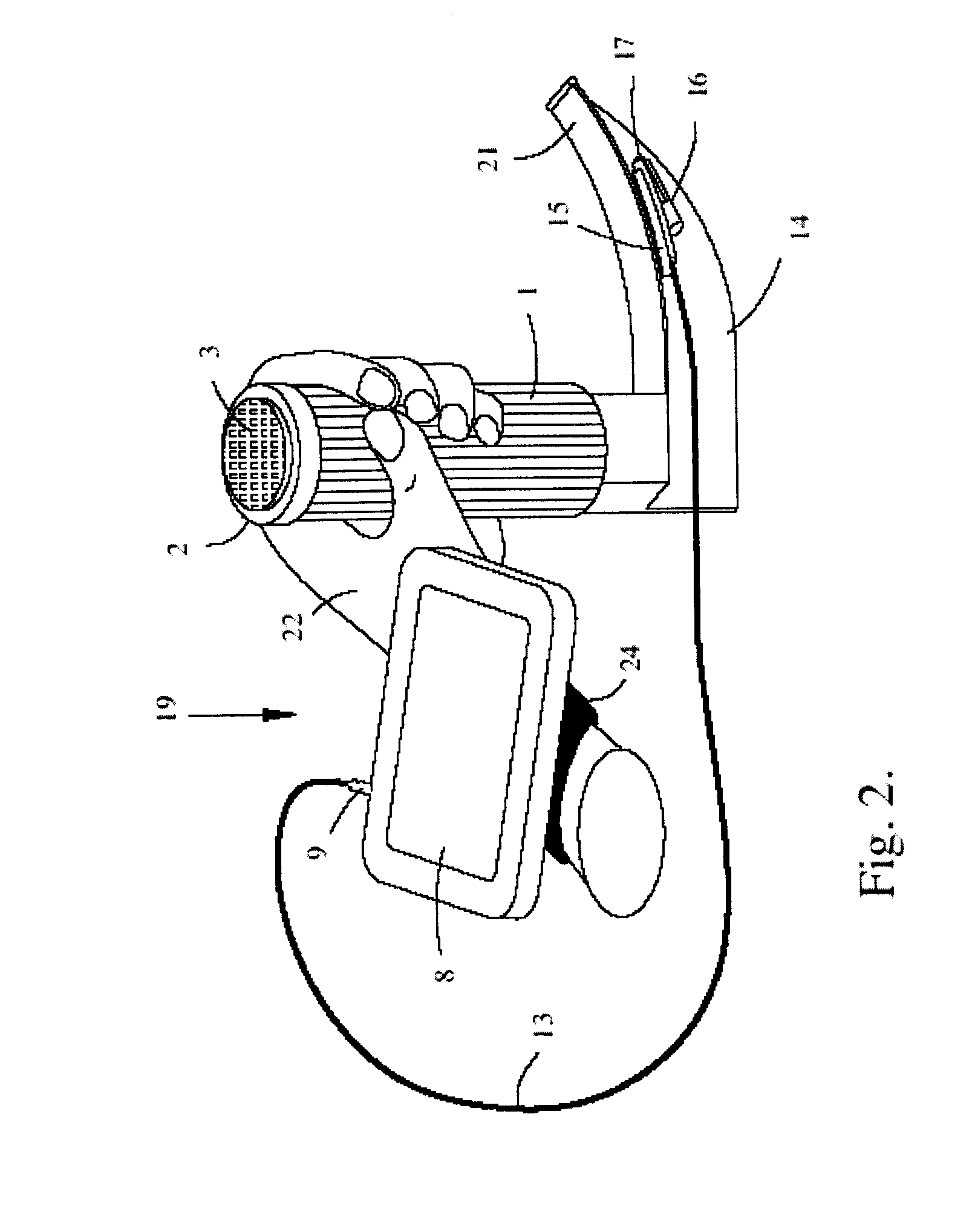 Video adapter for laryngoscope