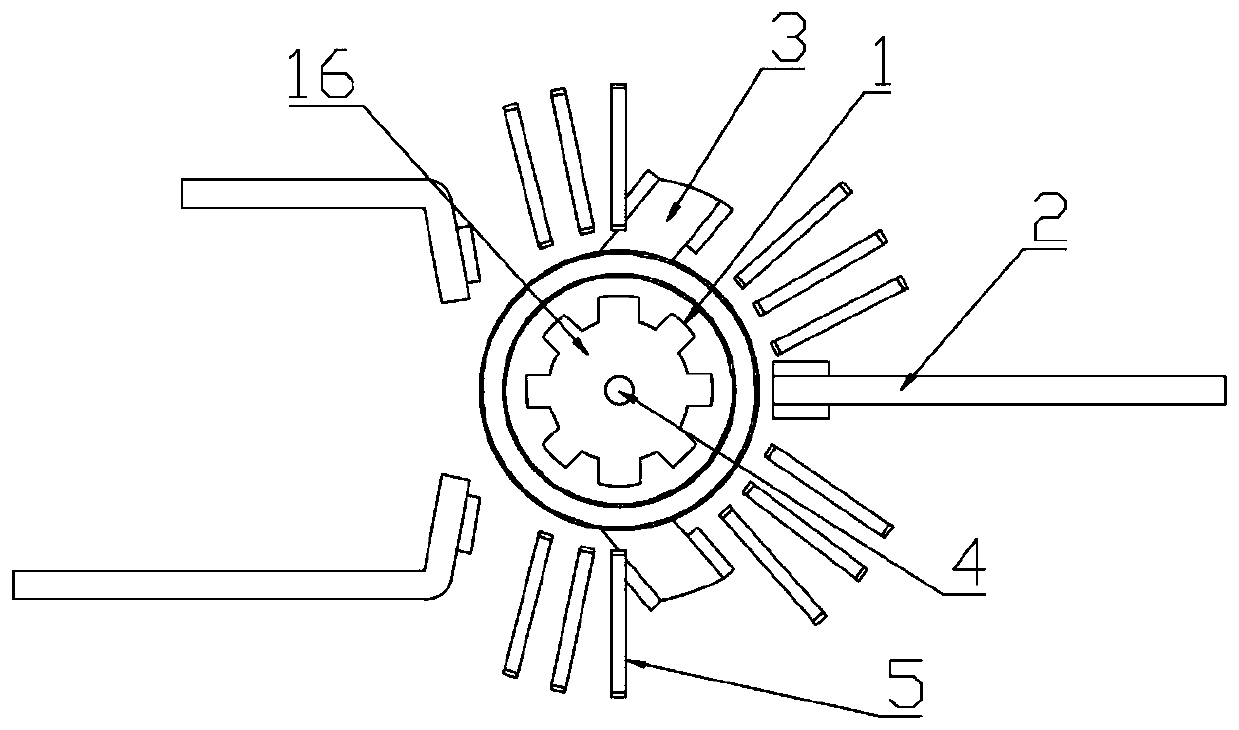 Contact structure of dual-power switch