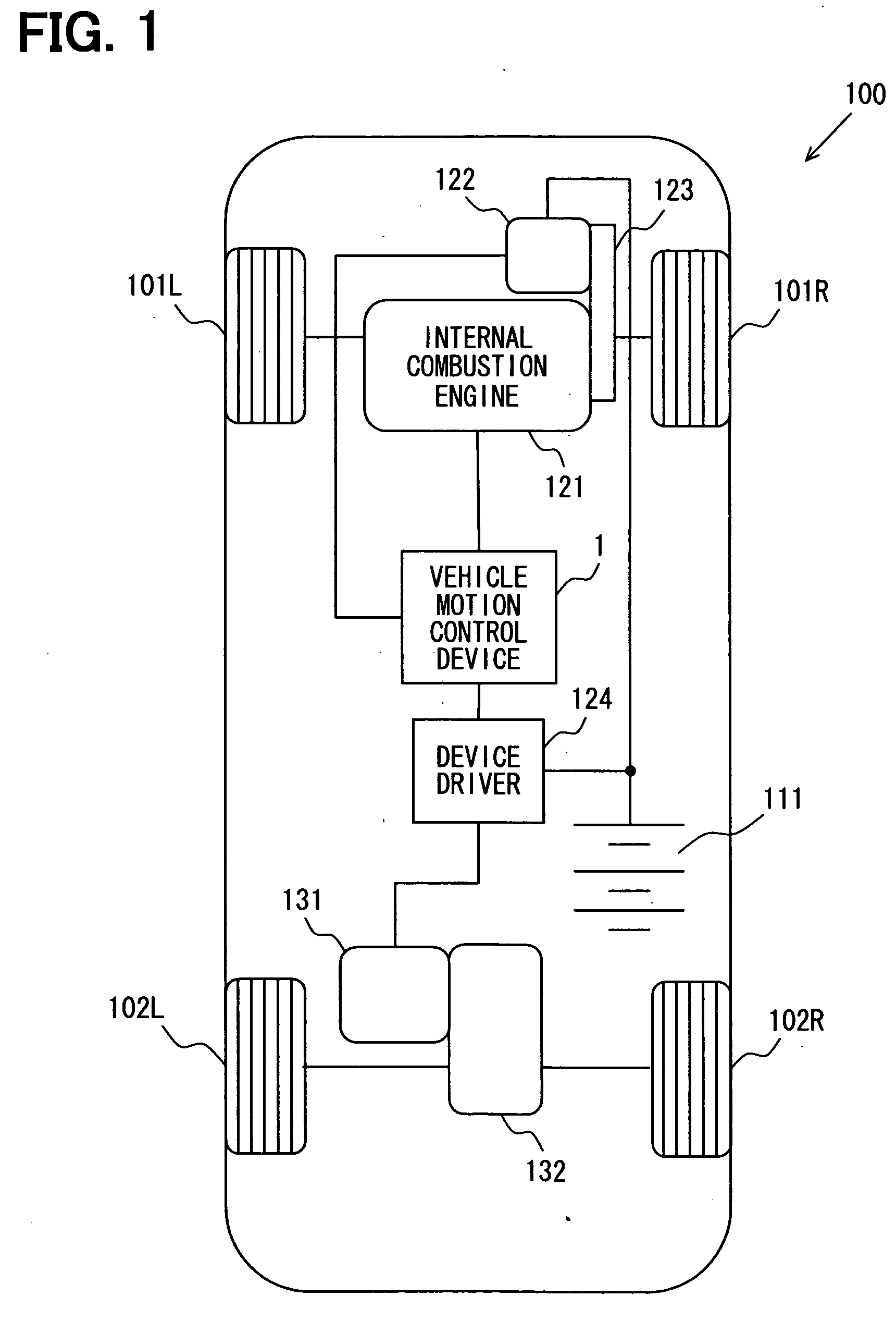 Vehicle motion control device