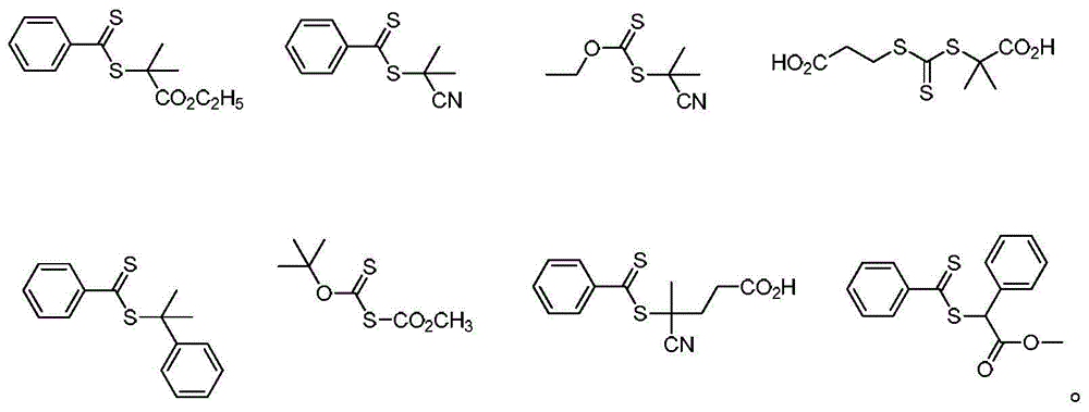 Acrylate type polychain transfer agent, its preparation method and its application in the preparation of columnar polymer brushes