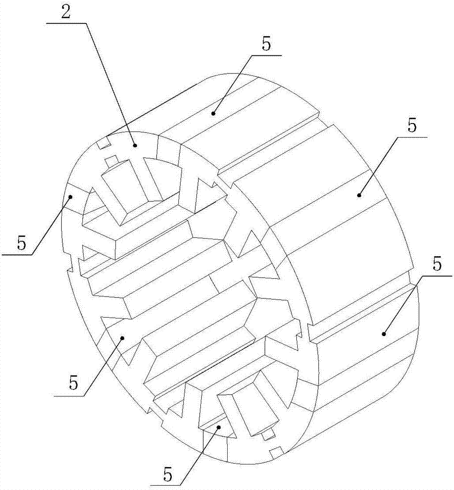 12/10 permanent magnet auxiliary excitation switched reluctance motor