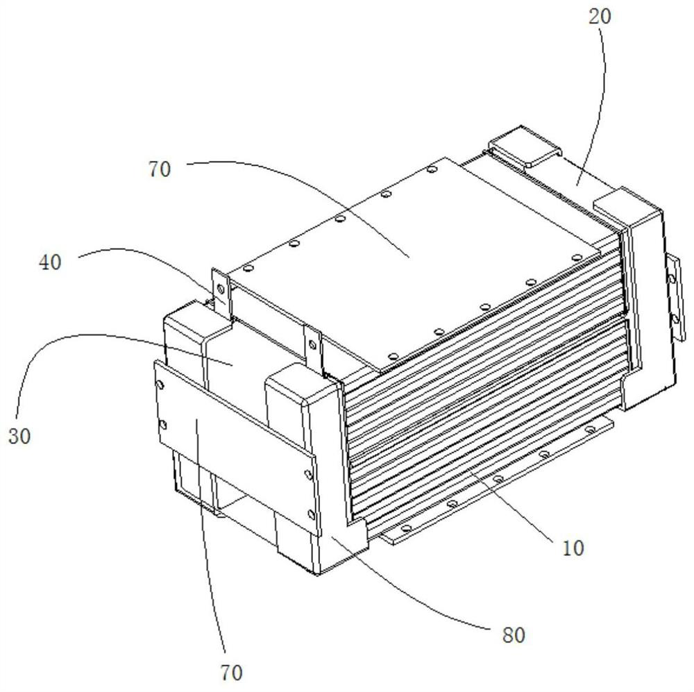 A welding-free square lithium battery module