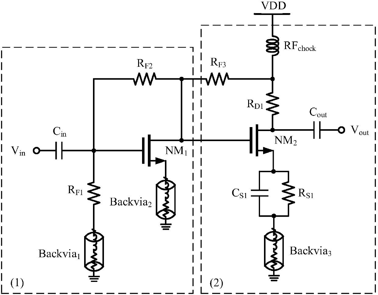 Ultra-wideband monolithic microwave integrated low noise amplifier