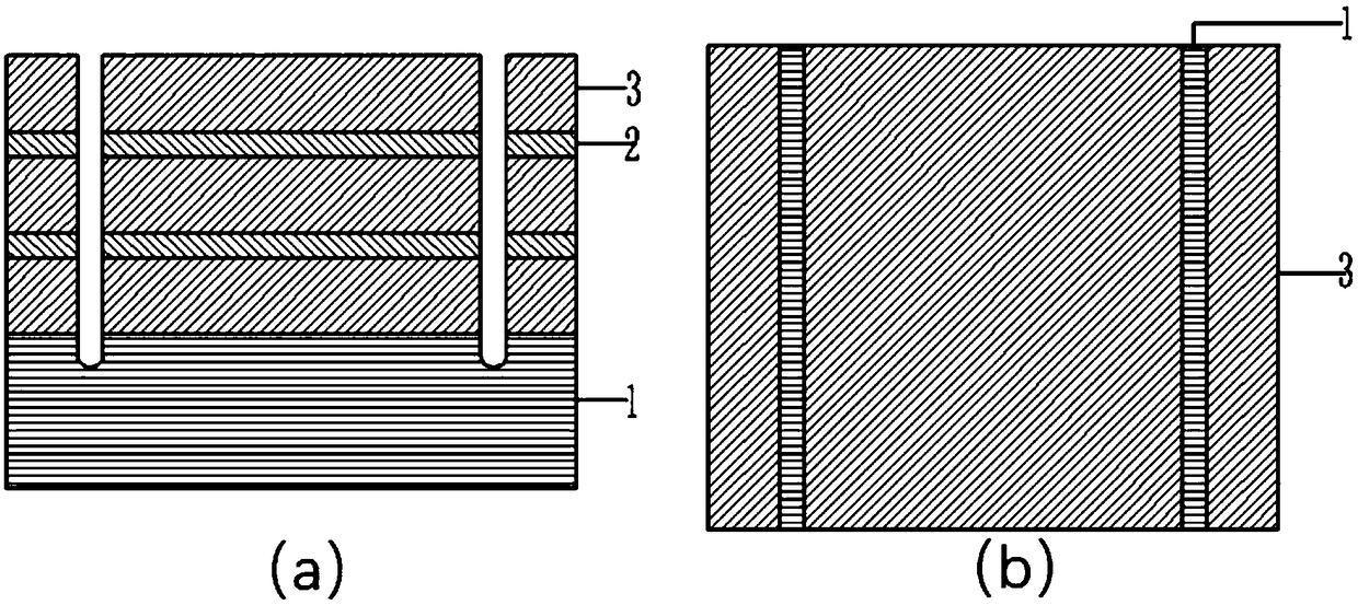 A two-dimensional channel structure and its preparation method