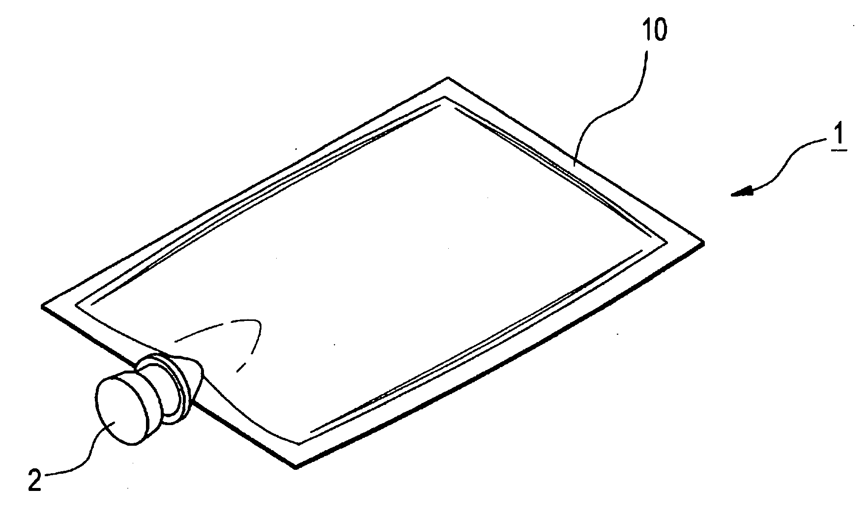 Ink container and method of storing ink