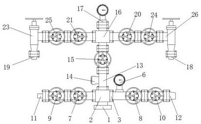 Self-sealing adjustable corrosion-resistant wellhead Christmas tree device