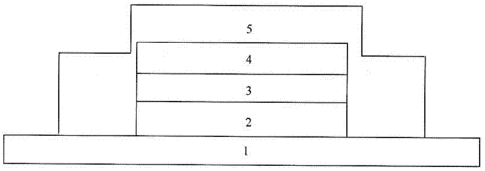 Multifunctional transparent electrode structure of ultraviolet organic light-emitting device