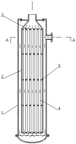 A spiral electric heating device for high temperature and high pressure gas