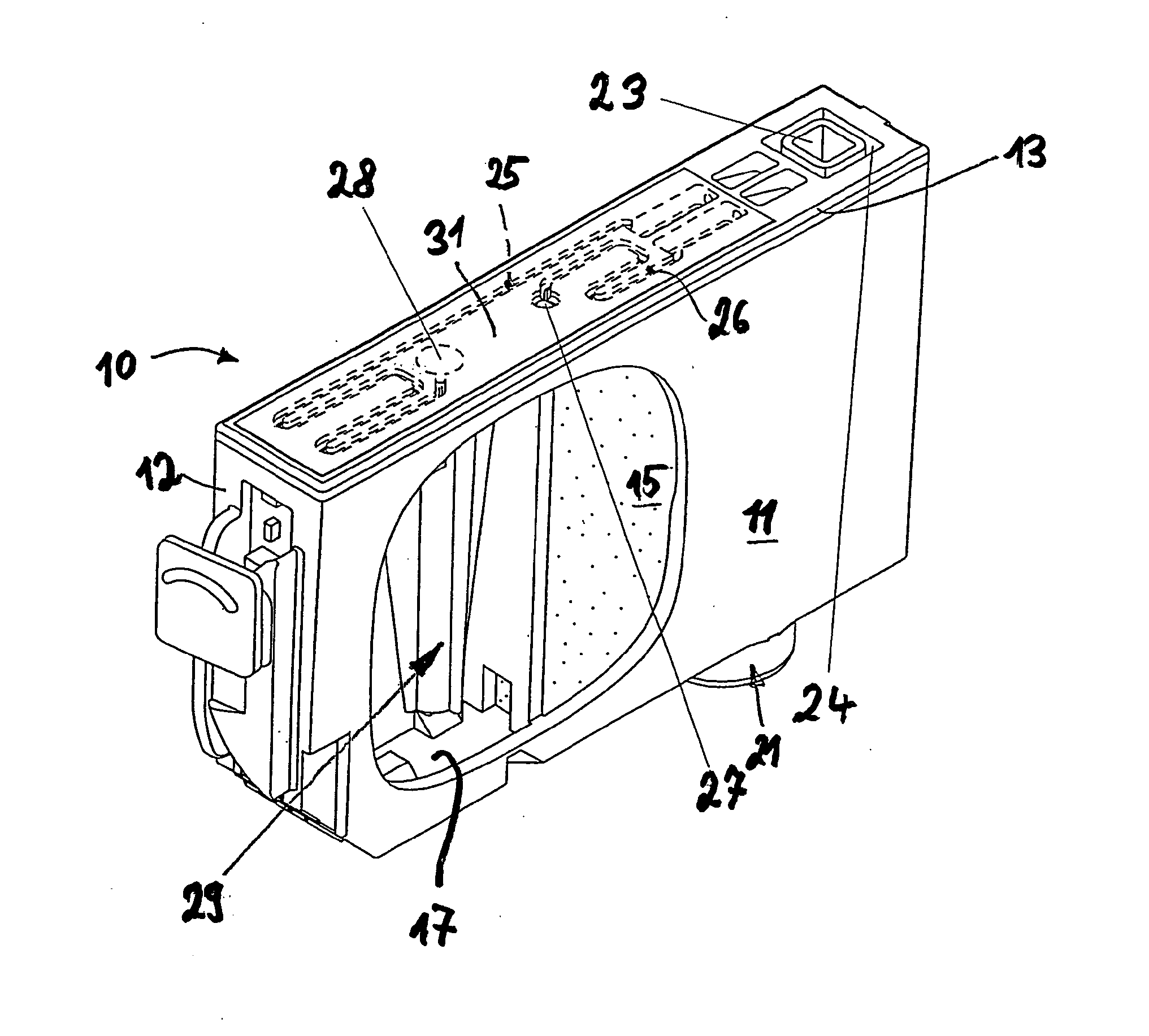 Ink cartridge, especially for an ink jet printer